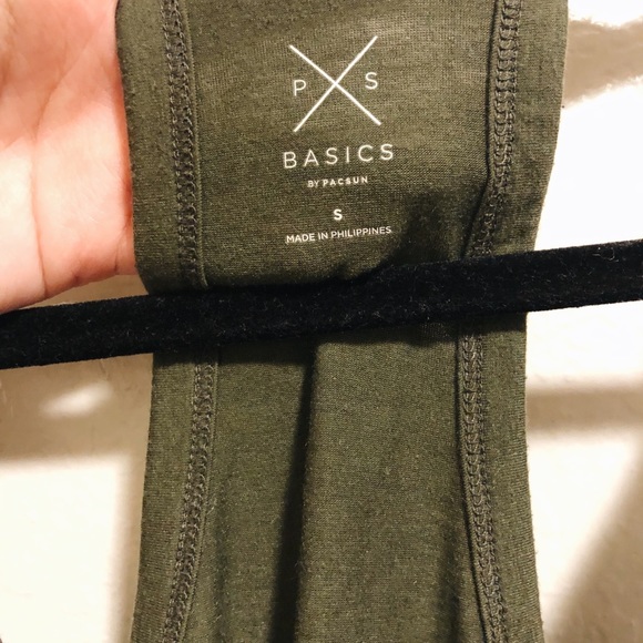 Pacsun Green Basics Tank - Picture 2 of 4